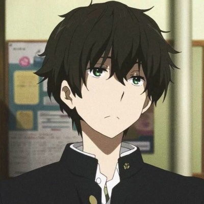 可爱头像卡通男生头像折木奉太郎