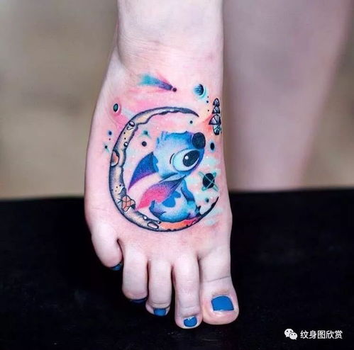 卡通纹身星际宝贝史迪仔纹身图片