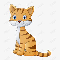一只发呆的猫卡通手绘素材图片免费下载高清png千库网图片编号9319349
