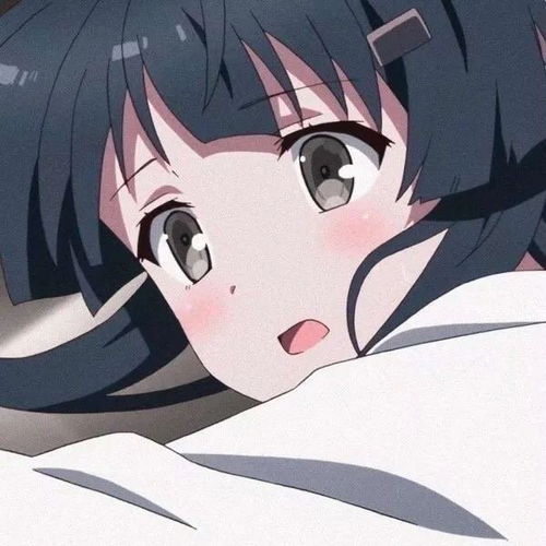 动漫女生头像月亮迷失深海,星星枕浪而眠