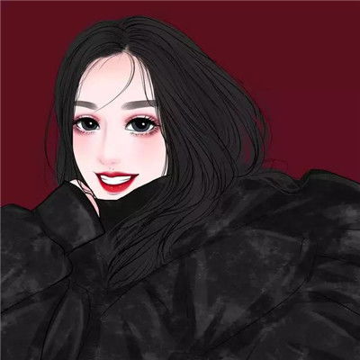 手绘卡通可爱美女头像我们画师真人作品分享