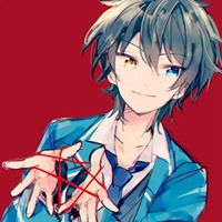 二次元异瞳男神头像二次元异色瞳头像