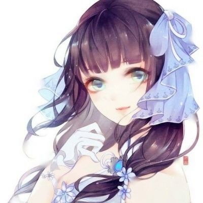 古风漫女头清冷唯美淡雅倾城色