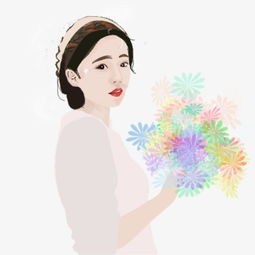 卡通人物头像女生唯美发箍