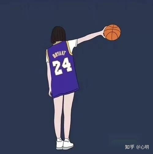 篮球卡通头像胖子扣篮