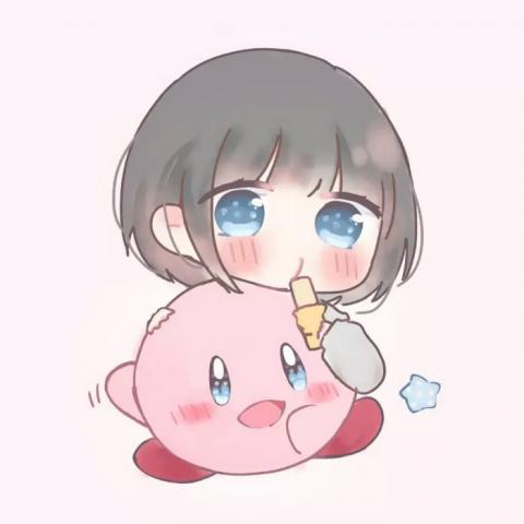 480x480快手呆萌头像情侣动漫可爱快手头像尺寸480图片