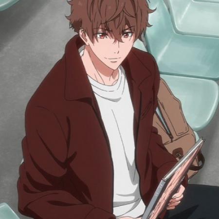 高清棕头发动漫男生帅气头像