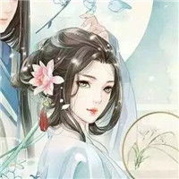 手绘古风动漫女生头像大全风中的叶子翩翩起舞