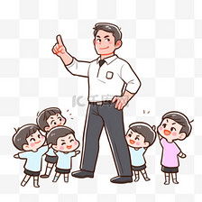 体育课操场师生卡通手绘教师节元素素材图片免费下载千库网