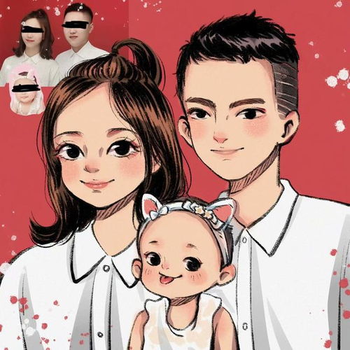 一张张真人q版的真人漫画微信头像,第一次送女朋友礼物