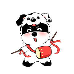 超力熊狗年表情包拜年卡通动漫可爱呆萌喜庆头像