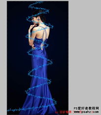 gif图片制作教程ps设计光束环绕人物转动的gif动画4