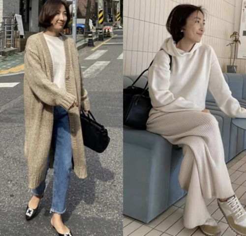 女人过了50岁,建议学学韩国主妇的纯色搭配,高级优雅又知性