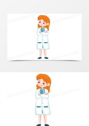 医生头像卡通女动漫女生
