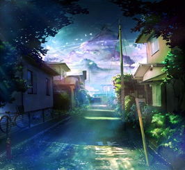求下雨天的动漫校园场景图