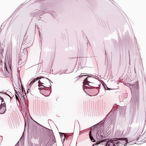 闺蜜头像动漫想和你看着日落只谈微风和晚霞腾讯新闻