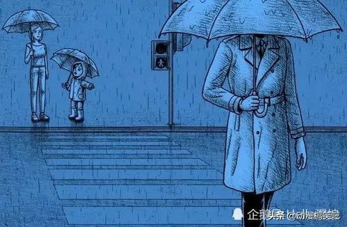 无声漫画男孩等车看到一个无头大叔,妈妈会相信他说的话吗