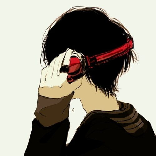 要几个带耳机的动漫男人物头像,这样子的