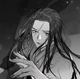 前方高冷黑白动漫男生头像若不是为一人,谁肯枯守一座城