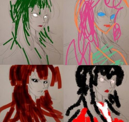 杨幂晒手绘图画工精湛,仅用铅笔画出一个漫画美少女,线条流畅