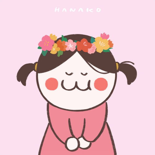 找一张扎2小辫子的卡通女孩图片
