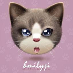 卡通猫头像logo图片下载psd素材手机app图标