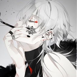 黑白动漫男生头像你是我看着背影就想拥抱的人,却遥不可及