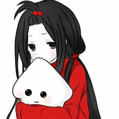 卡通人物头像女生霸气红衣