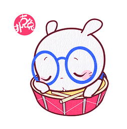 扑克兔图标平面图案三寿zcool
