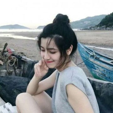 清纯女生丸子头微信头像
