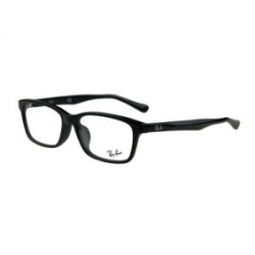 rayban雷朋眼镜框亚洲定制时尚方框亮面黑色男女近视眼镜架rx5318d200055mm2件京东商城价格358元合179元件值值值