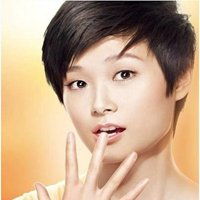 短发中性女孩头像