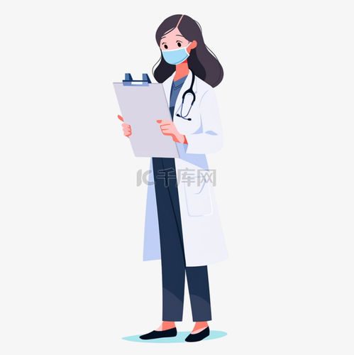 扁平风中国医师节女医生形象13素材图片免费下载千库网