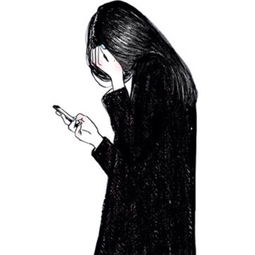 老人黑衣动漫头像