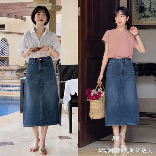 短上衣配半身裙,这才是中年女人适合的打扮,夏天穿优雅大气