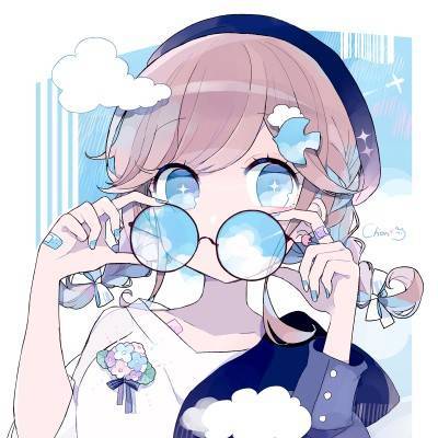 戴眼镜的动漫女头你找到你的知音了吗