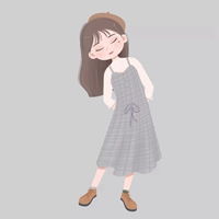 闺蜜日常生活场景卡通闺蜜头像一对两张
