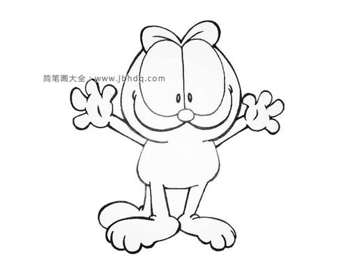 贪吃的加菲猫