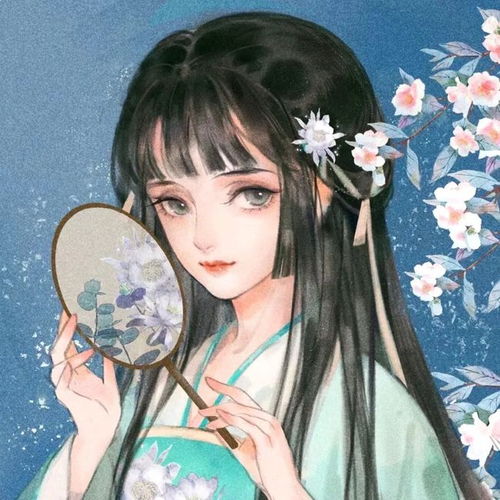 古风女生头像雪的碗里,盛的是月光