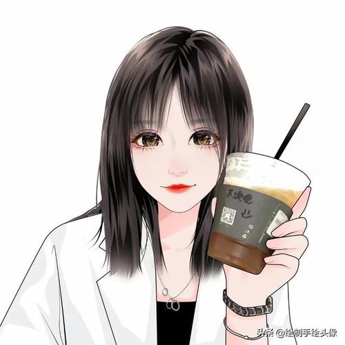 30岁短发女士漫画头像,一定要剪一次短发,网友说真好看