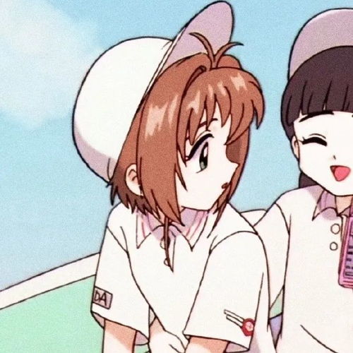 魔卡少女樱小樱和知世闺蜜动漫头像来了
