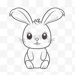 素描兔子图片素描兔子图片素材免费下载千库网