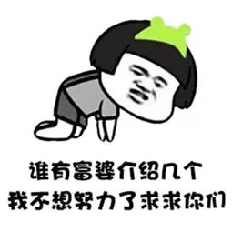 搞笑gif抖音谁有富婆介绍几个我不想努力了表情包