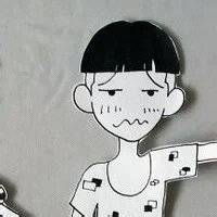 非常可爱的卡通人物眼里心里梦里只有他