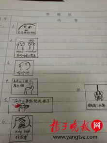 高校期末考题是斗图用表情包画出心情