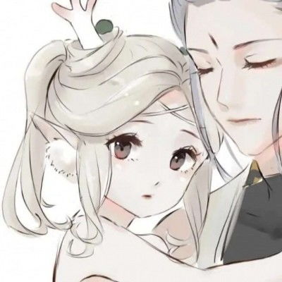 超甜的动漫情侣头像