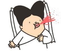 搞笑表情吐血