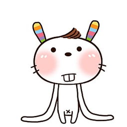 袜子兔圭哇兔动漫表情第一波