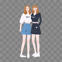 美女姐妹图片美女姐妹图片素材免费下载千库网