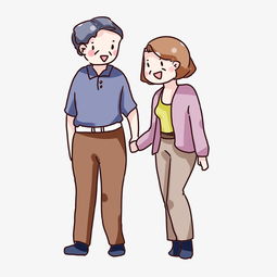 中老年头像卡通微信老年人